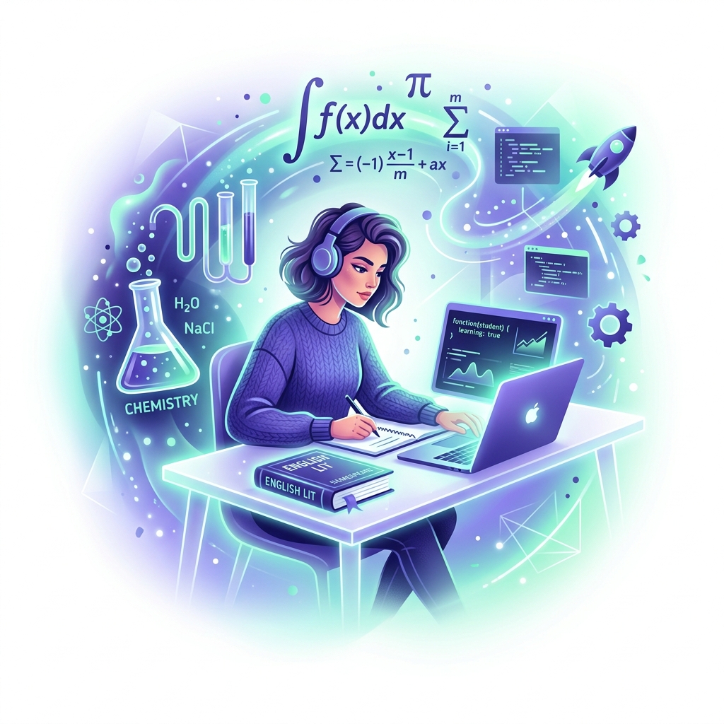 Science practical learning illustration