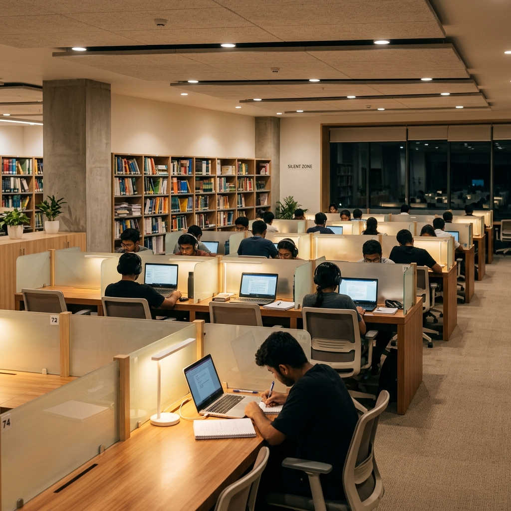 Silent study zone library
